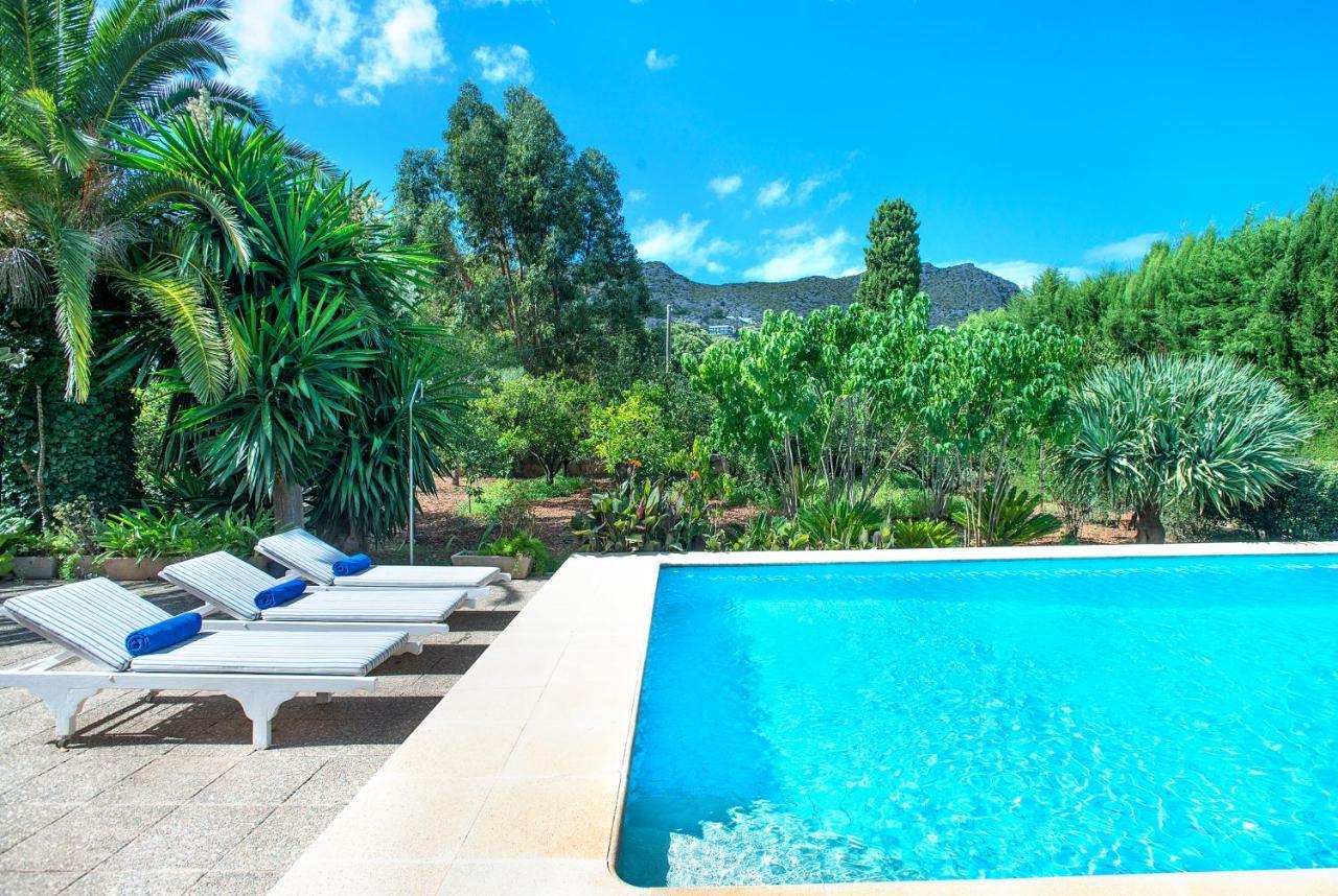 Owl Booking Villa La Font - Relax With A Big Pool Pollença Eksteriør bilde
