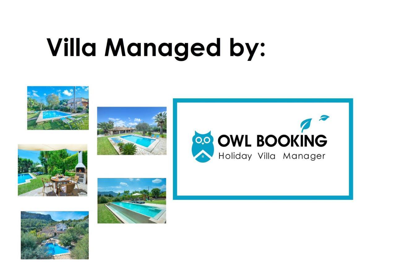 Owl Booking Villa La Font - Relax With A Big Pool Pollença Eksteriør bilde
